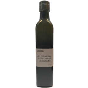 Ácido Hialurónico + Oro 60ppm + zinc 60ppm 500ml
