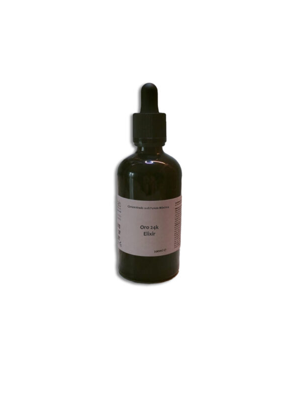 Oro 24k Elixir 100ml 600ppm coloidal y micronizado, máxima concentración posible