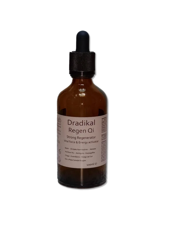 Dradikal Regen Qi 100ml, Regeneración de la fuerza Vital, Tintura madre superconcentrada